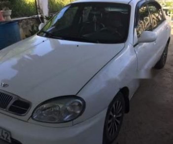 Daewoo Lanos 2001 - Cần bán lại xe Daewoo Lanos đời 2001, màu trắng, giá 86tr