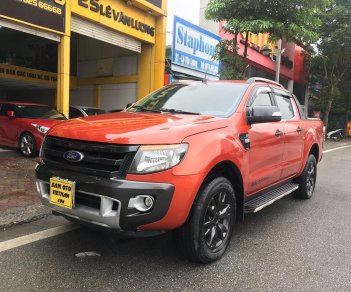 Ford Ranger Wildtrak 3.2 AT 4x4  2015 - Cần bán Ford Ranger Wildtrak 3.2 AT 4x4 2015, màu cam, xe nhập