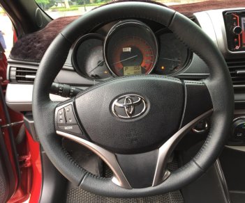 Toyota Yaris G 2015 - Cần bán lại xe Toyota Yaris sản xuất 2015 màu đỏ, giá tốt nhập khẩu