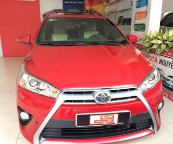 Toyota Yaris 2017 - Cần bán Toyota Yaris năm sản xuất 2017, màu đỏ, giá chỉ 670 triệu