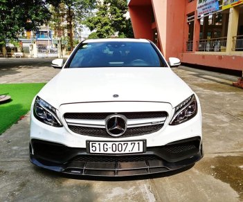 Mercedes-Benz C class C300 AMG 2015 - Mercedes C300 AMG 2016, phiên bản độ full body C63, màu trắng