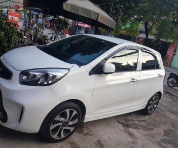 Kia Morning Si AT 2018 - Bán xe Kia Morning Si AT sản xuất năm 2018, màu trắng, 375tr