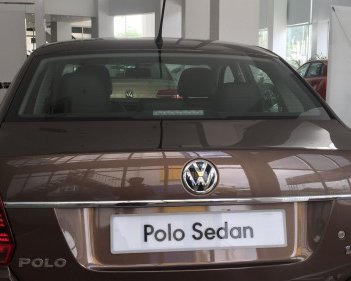 Volkswagen Polo   1.6 AT  2016 - Cần bán Volkswagen Polo 1.6 AT năm 2016, màu nâu, 599tr