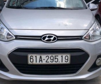 Hyundai Grand i10 AT 2016 - Cần bán xe Hyundai Grand i10 AT sản xuất năm 2016, màu bạc, xe nhập, giá chỉ 378 triệu