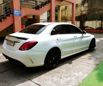 Mercedes-Benz C class C300 AMG 2015 - Mercedes C300 AMG 2016, phiên bản độ full body C63, màu trắng