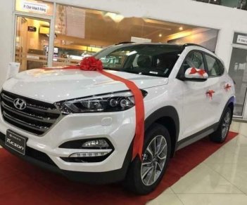 Hyundai Tucson 2.0 AT 2018 - Hyundai Tây Hồ bán Hyundai Tucson 2.0 AT sản xuất 2018, màu trắng, 765tr