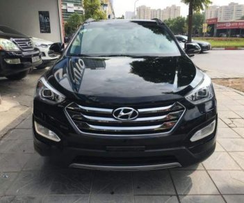 Hyundai Santa Fe 2.4 AT 4x4 2015 - Salon Nhất Huy Auto bán xe Hyundai Santa Fe 2.4 AT 4x4 đời 2015, màu đen