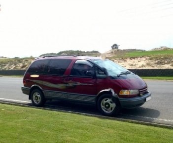 Toyota Previa 2.4AT 1991 - Bán Toyota Previa 2.4AT đời 1991, màu đỏ, nhập khẩu