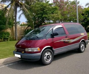 Toyota Previa 2.4AT 1991 - Bán Toyota Previa 2.4AT đời 1991, màu đỏ, nhập khẩu