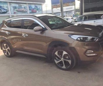 Hyundai Tucson   Turbo  2017 - Cần bán Hyundai Tucson Turbo sản xuất năm 2017, màu nâu số tự động