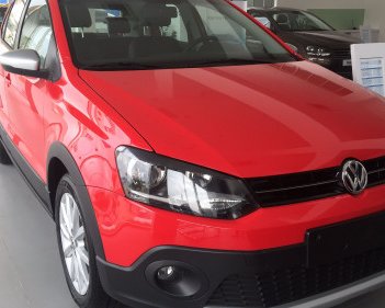 Volkswagen Polo   1.6 AT  2018 - Bán ô tô Volkswagen Polo 1.6 AT năm sản xuất 2018, màu đỏ