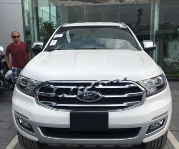 Ford Everest Titanium 2.0L 4x2 AT 2018 - Bán Ford Everest Titanium 2.0L 4x2 AT sản xuất năm 2018, màu trắng, xe nhập