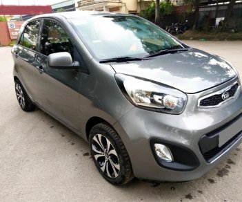 Kia Morning 1.25MT 2014 - Bán nhanh Kia Morning 1.25 số sàn 2014, mâm đúc, màu xám bạc