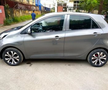 Kia Morning 1.25MT 2014 - Bán nhanh Kia Morning 1.25 số sàn 2014, mâm đúc, màu xám bạc