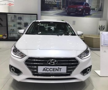 Hyundai Accent 1.4 MT 2018 - Bán ô tô Hyundai Accent 1.4 MT sản xuất năm 2018, màu trắng