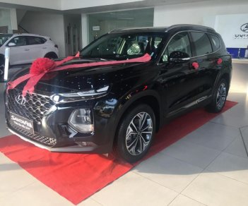 Hyundai Santa Fe 2.4   2018 - Bán xe Santafe Hyundai Tây Ninh đời 2019, màu đen, nhận đặt hàng, LH 0902570727