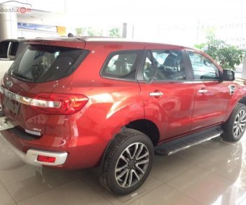 Ford Everest Titanium 2.0L 4x4 AT 2018 - Cần bán Ford Everest Titanium 2.0L 4x4 AT 2018, màu đỏ, xe nhập