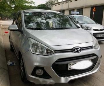 Hyundai Grand i10   AT  2015 - Bán chiếc xe Hyundai Grand I10 màu bạc, xe nhập Ấn đời 2015, biển Hà Nội