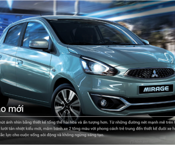 Mitsubishi Mirage CVT Eco 2018 - Bán Mirage CVT Eco số tự động cực rẻ chỉ với 425tr