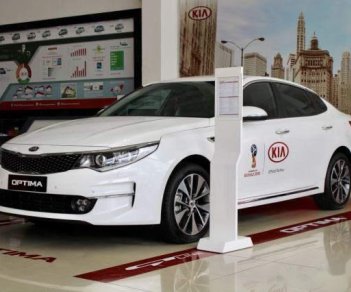 Kia Optima 2.0 AT 2018 - Bán xe Kia Optima 2.0 AT đời 2018, màu trắng, giá chỉ 772 triệu