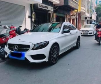 Mercedes-Benz C class  C300 AMG   2018 - Bán xe C300 AMG 245HP màu trắng, nội thất đỏ, ĐK 2018