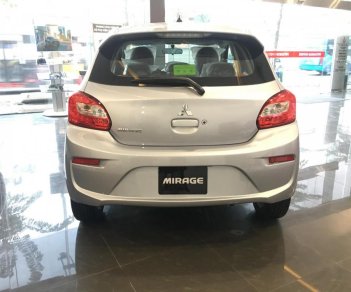 Mitsubishi Mirage CVT 2018 - Bán Mitsubishi Mirage CVT đời 2018, màu bạc, giao ngay