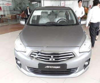 Mitsubishi Attrage  1.2 CVT 2018 - Bán xe Mitsubishi Attrage 1.2 CVT đời 2018, màu xám, nhập khẩu nguyên chiếc