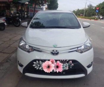 Toyota Vios 1.5E MT 2016 - Bán xe Toyota Vios 1.5E MT đời 2016, màu trắng số sàn 