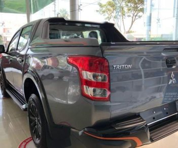 Mitsubishi Triton 2018 - Cần bán xe Mitsubishi Triton sản xuất năm 2018, màu xám, nhập khẩu, giá 725.5tr