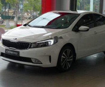 Kia Cerato   1.6 AT 2018 - Bán ô tô Kia Cerato 1.6 AT sản xuất năm 2018, màu trắng giá cạnh tranh