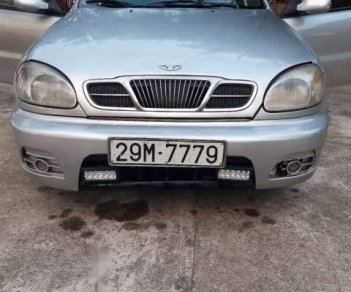 Daewoo Lanos   2002 - Bán Daewoo Lanos đời 2002, màu bạc, giá 69tr