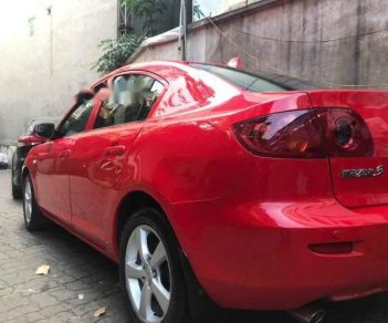 Mazda 3   2005 - Bán Mazda 3 năm sản xuất 2005, màu đỏ số sàn, giá 225tr