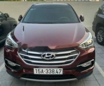 Hyundai Santa Fe    2017 - Bán Hyundai Santa Fe sản xuất năm 2017, màu đỏ chính chủ