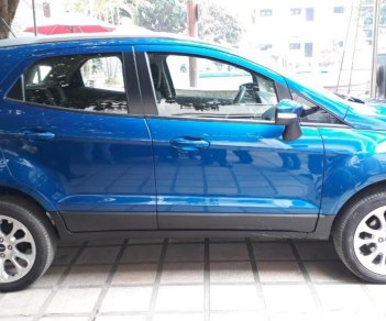 Ford EcoSport  Titanium 1.0L AT 2018 - Bán ô tô Ford EcoSport Tita 1.0 Ecoboost đời 2018, màu xanh lam, đủ màu, vay 90%, thủ tục nhanh gọn