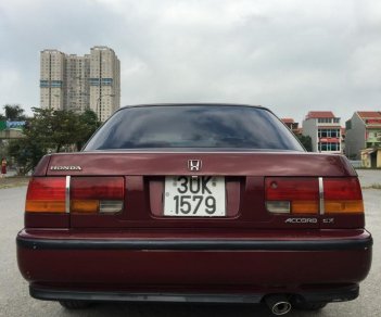 Honda Accord LX 1990 - Cần bán xe Honda Accord LX năm 1990, màu đỏ, nhập khẩu nguyên chiếc