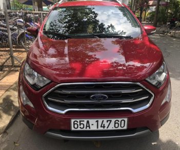 Ford EcoSport Titanium 2018 - Bán Ford Ecosport Titanium, sx 2018, màu đỏ, chạy 3,000 km, giá 627 triệu