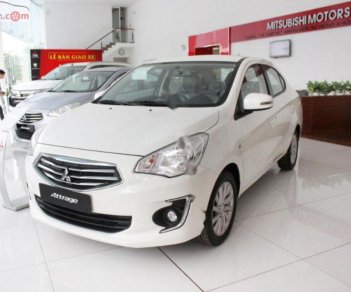 Mitsubishi Attrage  1.2 CVT Eco 2018 - Bán Mitsubishi Attrage 1.2 CVT Eco 2018, màu trắng, xe nhập