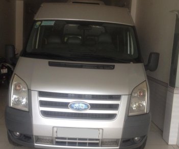 Ford Transit   2010 - Cần bán xe Ford Transit 2010 máy dầu, số sàn, 16 chỗ ngồi, màu bạc, BSTP