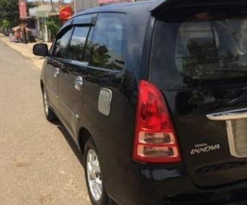 Toyota Innova   2007 - Bán Toyota Innova năm 2007, màu đen, chính chủ, 335 triệu