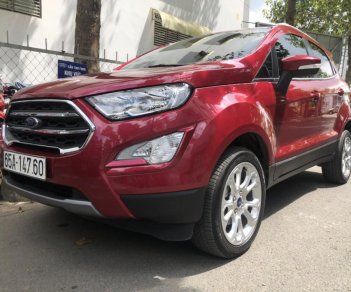 Ford EcoSport Titanium 2018 - Bán Ford Ecosport Titanium, sx 2018, màu đỏ, chạy 3,000 km, giá 627 triệu