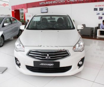 Mitsubishi Attrage  1.2 CVT Eco 2018 - Bán Mitsubishi Attrage 1.2 CVT Eco 2018, màu trắng, xe nhập