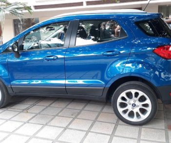 Ford EcoSport  Titanium 1.0L AT 2018 - Bán ô tô Ford EcoSport Tita 1.0 Ecoboost đời 2018, màu xanh lam, đủ màu, vay 90%, thủ tục nhanh gọn