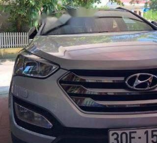 Hyundai Santa Fe   2.4 AT 2014 - Bán ô tô Hyundai Santa Fe 2.4 AT đời 2014, màu bạc