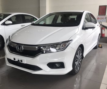 Honda City  1.5L Top 2018 - Bán Honda City TOP, màu trắng, khuyến mãi khủng, trả trước 160tr - LH: 0934017271