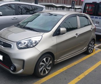 Kia Morning Si 1.25AT 2016 - Cần bán xe Kia Morning Si 1.25AT đời 2016, màu ghi hoàng kim