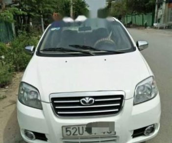 Daewoo Gentra   2009 - Cần bán Daewoo Gentra đời 2009, màu trắng, xe cá nhân