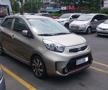 Kia Morning Si 1.25AT 2016 - Cần bán xe Kia Morning Si 1.25AT đời 2016, màu ghi hoàng kim