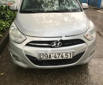 Hyundai i10 2011 - Bán Hyundai i10 đời 2011, màu bạc, nhập khẩu nguyên chiếc