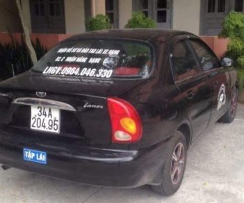 Daewoo Lanos   2005 - Cần bán gấp Daewoo Lanos đời 2005, màu đen