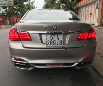 BMW 7 Series 750Li 2010 - Cần bán gấp BMW 7 Series 750Li đời 2010, màu ghi vàng, nhập khẩu